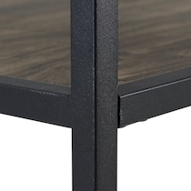 kaplan dark brown console table   