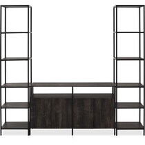 kaplan dark brown console table   