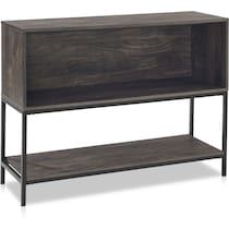 kaplan dark brown storage console   