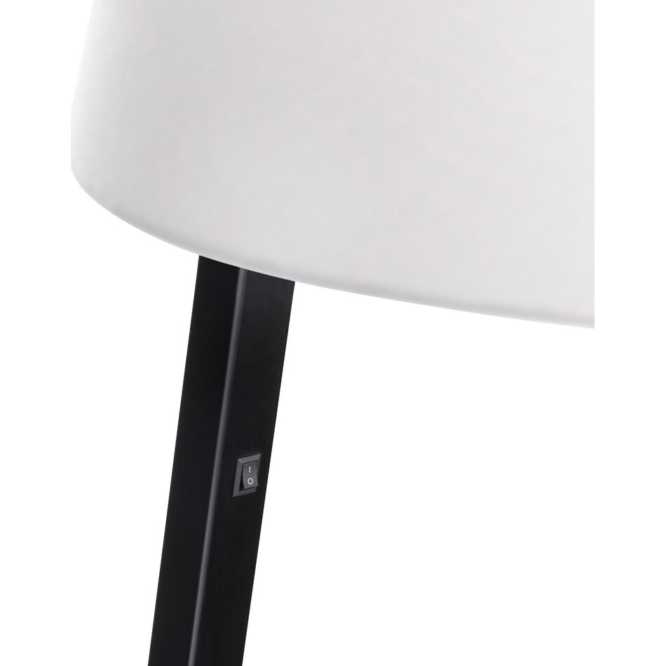 kara black floor lamp   