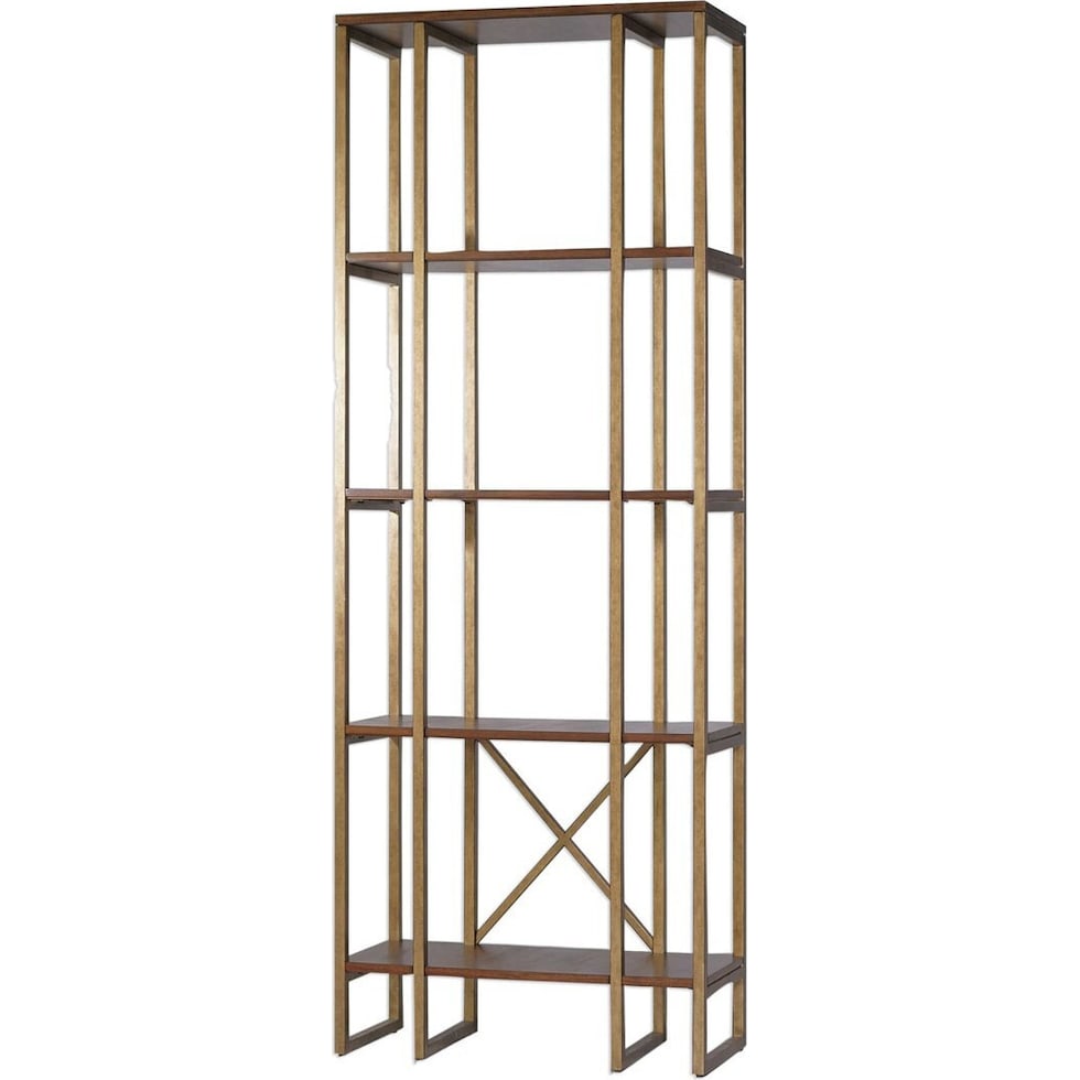 karishma gold etagere   