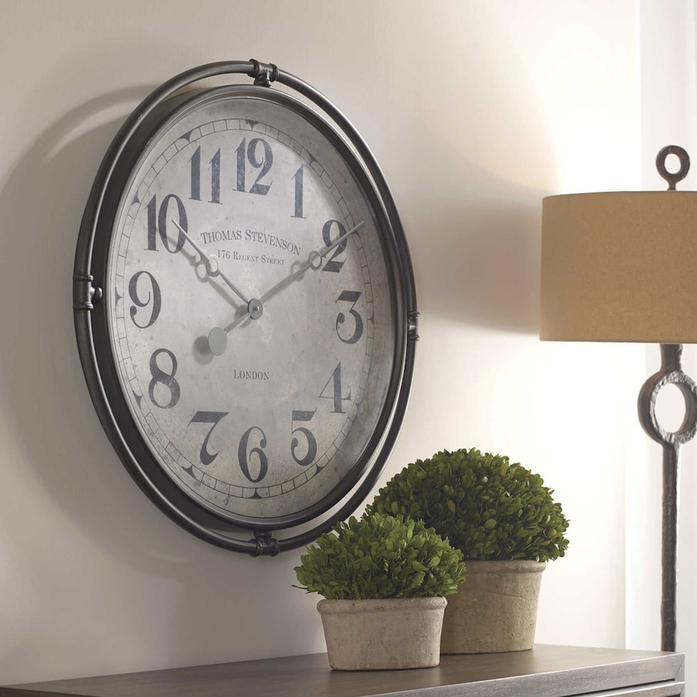 karlsson gray wall clock   