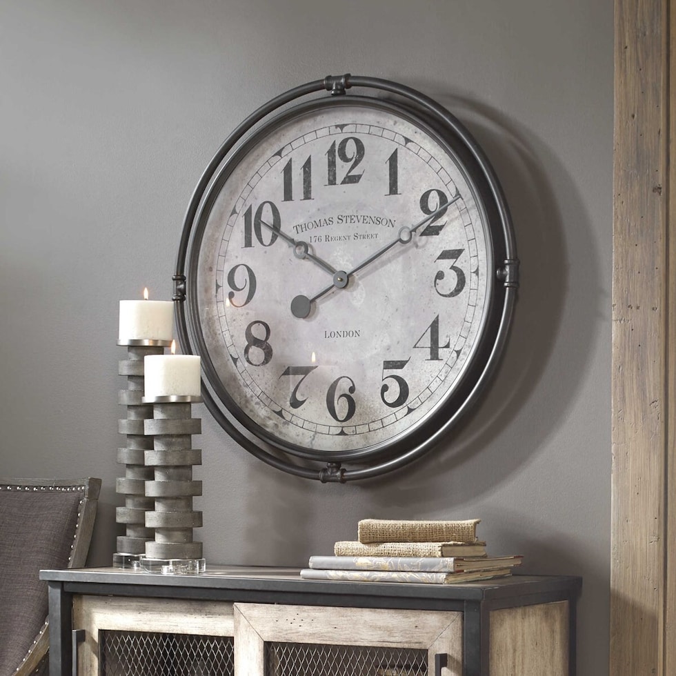 karlsson gray wall clock   