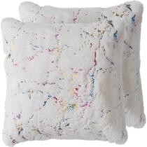 kashi white multicolor  pc accent pillows   
