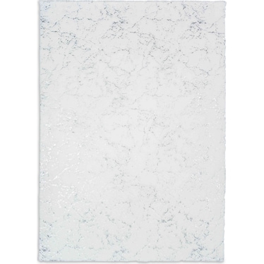 Kashi 8' x 10' Area Rug - White And Silver