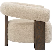 kate white accent chair   