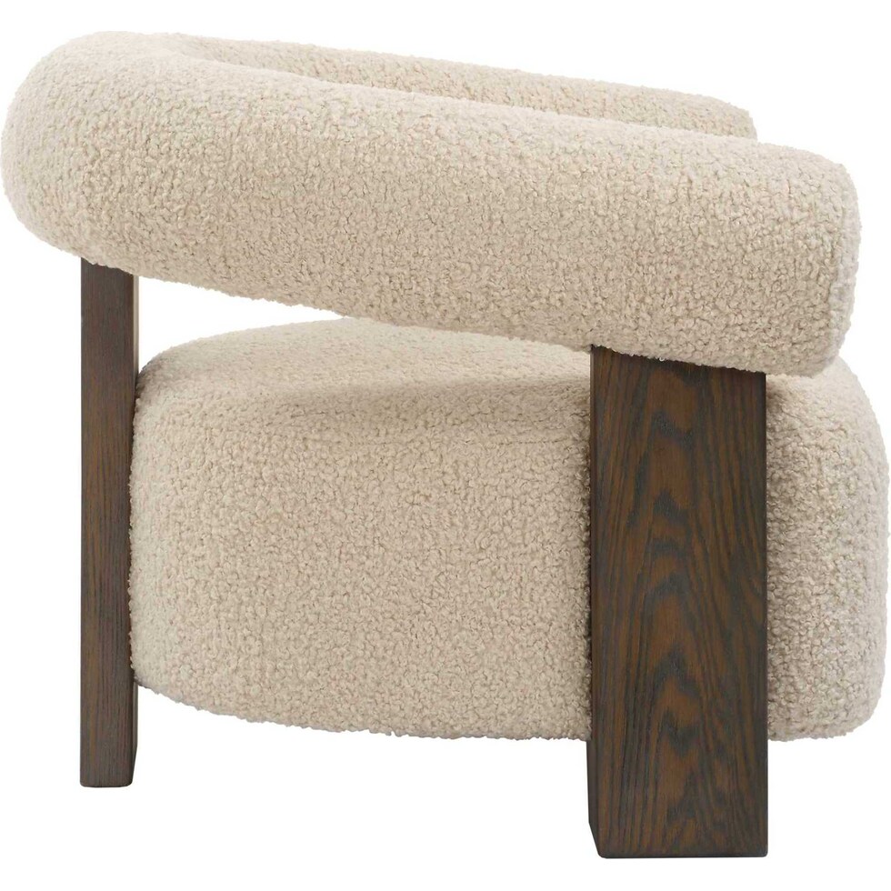 kate white accent chair   
