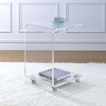 katie neutral side table   