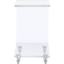 katie neutral side table   