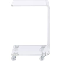 katie neutral side table   