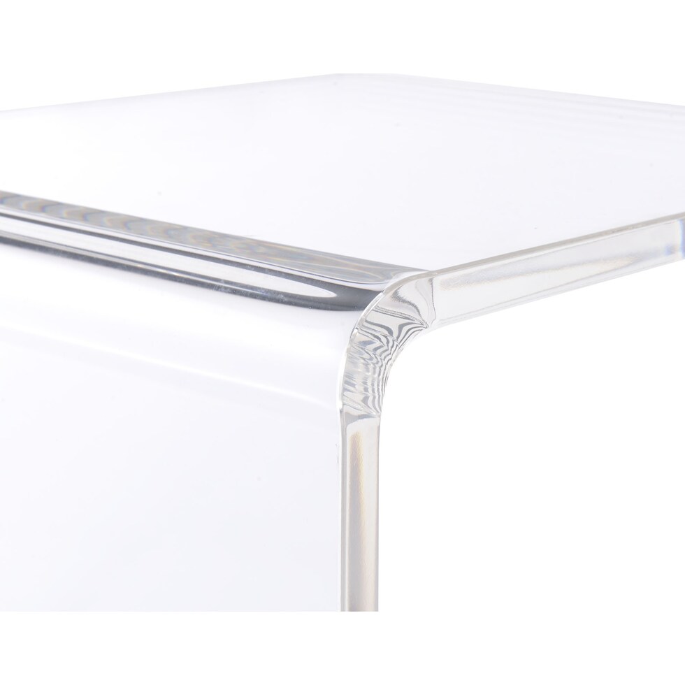 katie neutral side table   