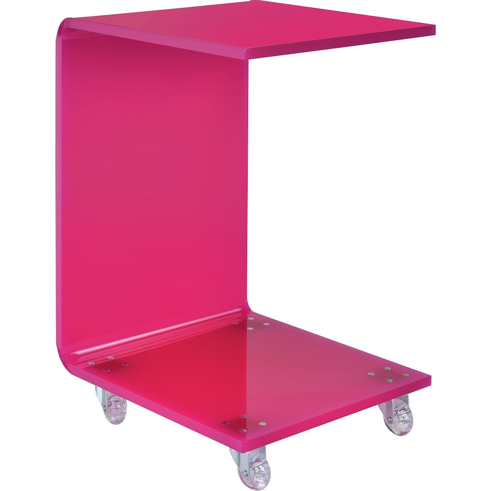 katie red side table   