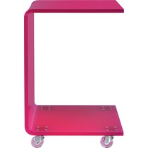 katie red side table   