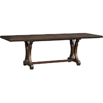 katlynne dark brown dining table   