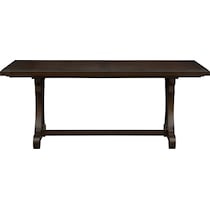 katlynne dark brown dining table   