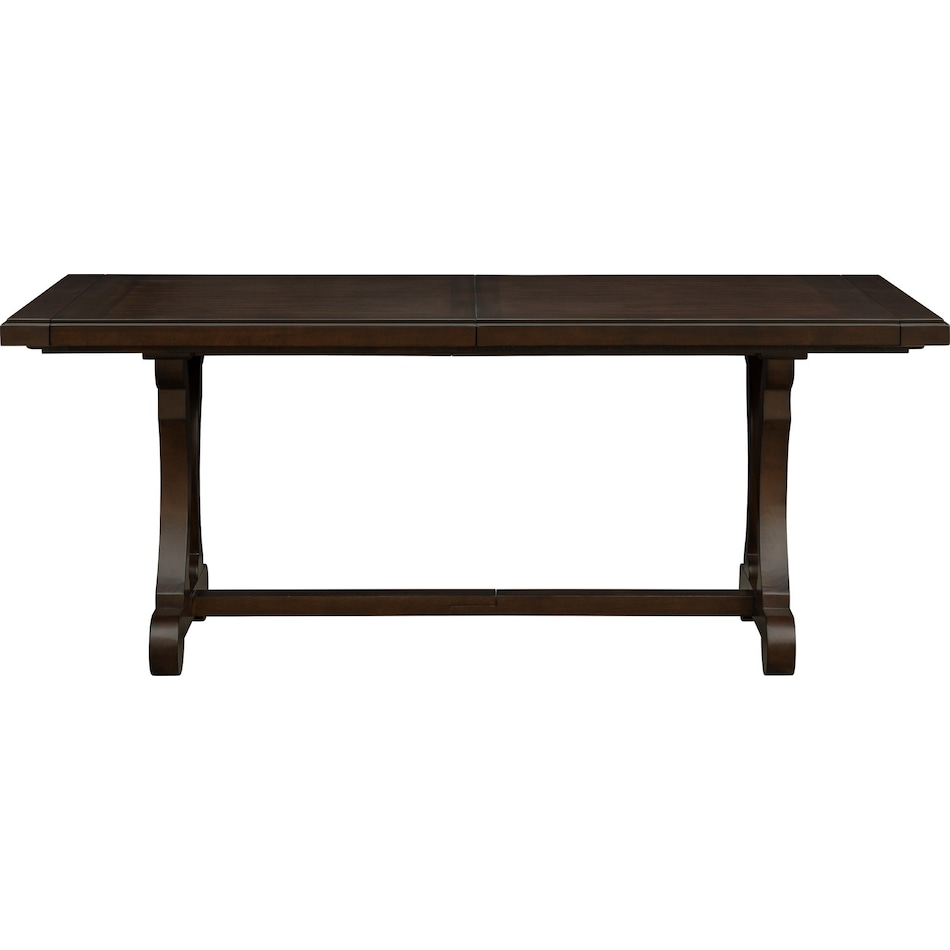 katlynne dark brown dining table   