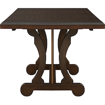 katlynne dark brown dining table   