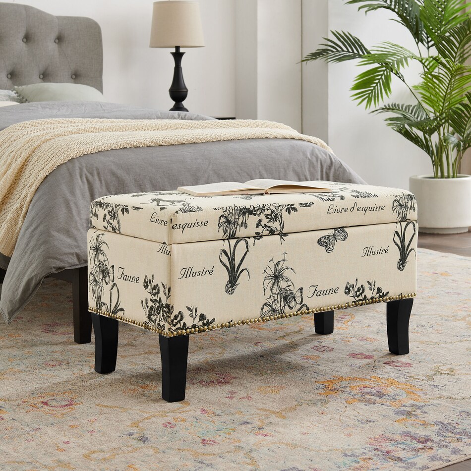 katrina neutral ottoman   