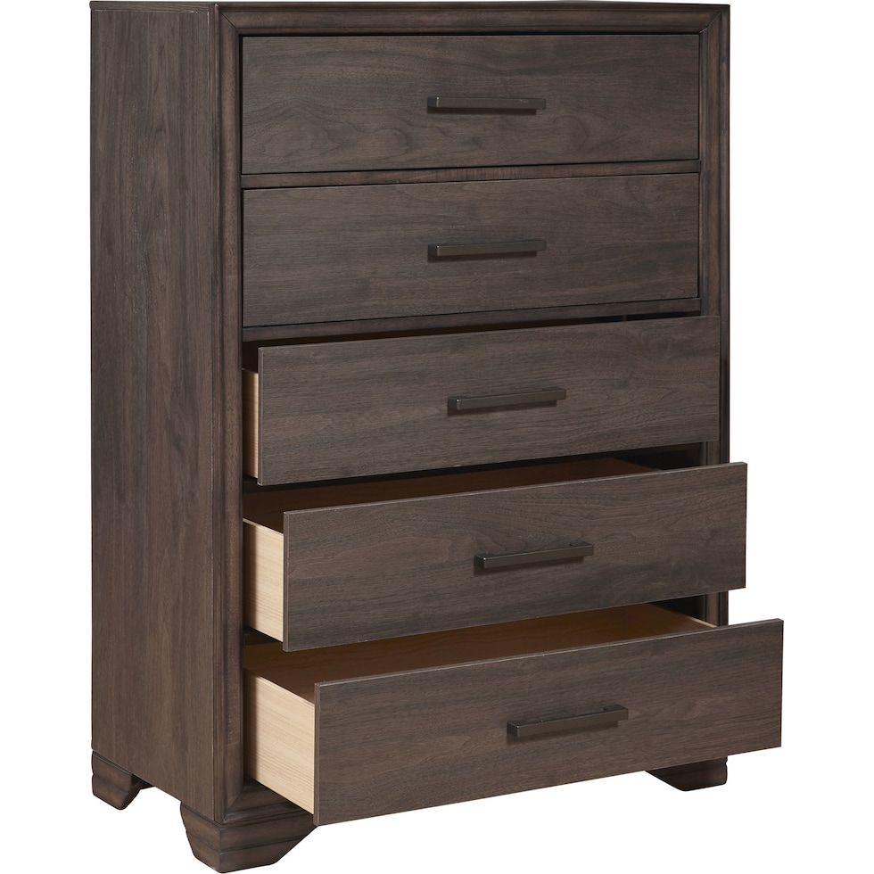 kayce dark brown chest   