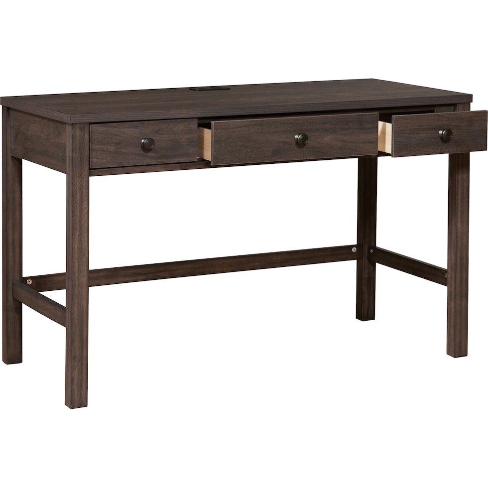 kayce dark brown desk   