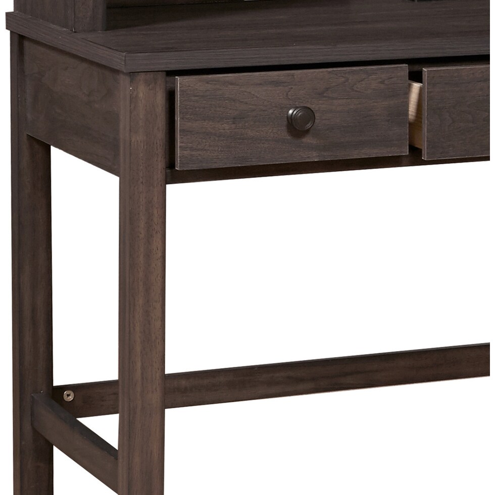 kayce dark brown desk   