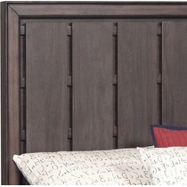 kayce dark brown full bed with trundle   