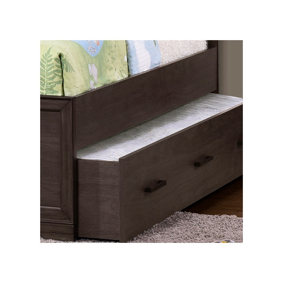 kayce dark brown full bed   