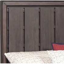 kayce dark brown twin bed   