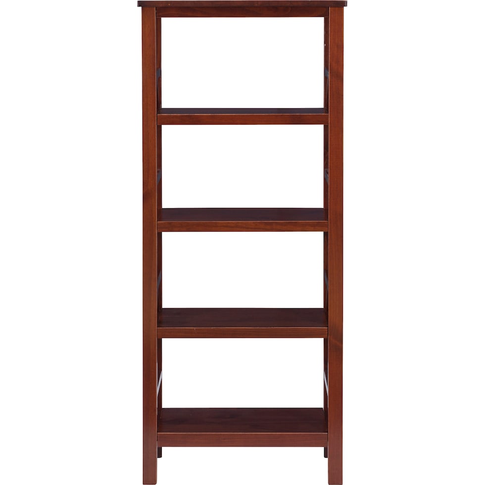 kayden dark brown bookcase   