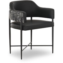 kaylee black dining chair   