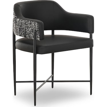 Kaylee Vegan Leather 2-Tone Dining Chair