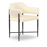 kaylee white dining chair   