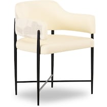 kaylee white dining chair   
