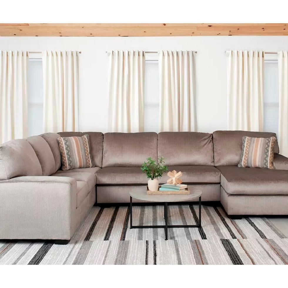 keeler gray sectional   