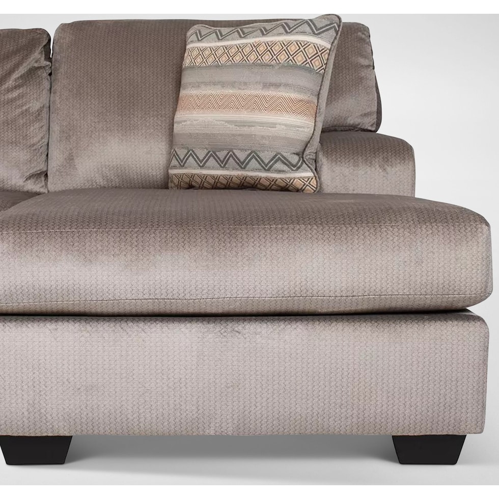 keeler gray sectional   