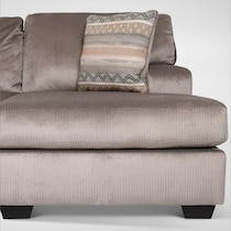 keeler gray sectional   