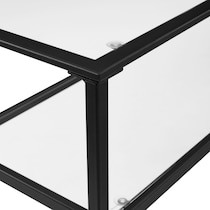 keen black console table   
