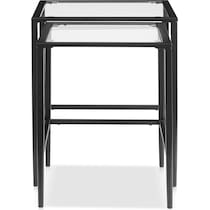 keen black nesting tables   