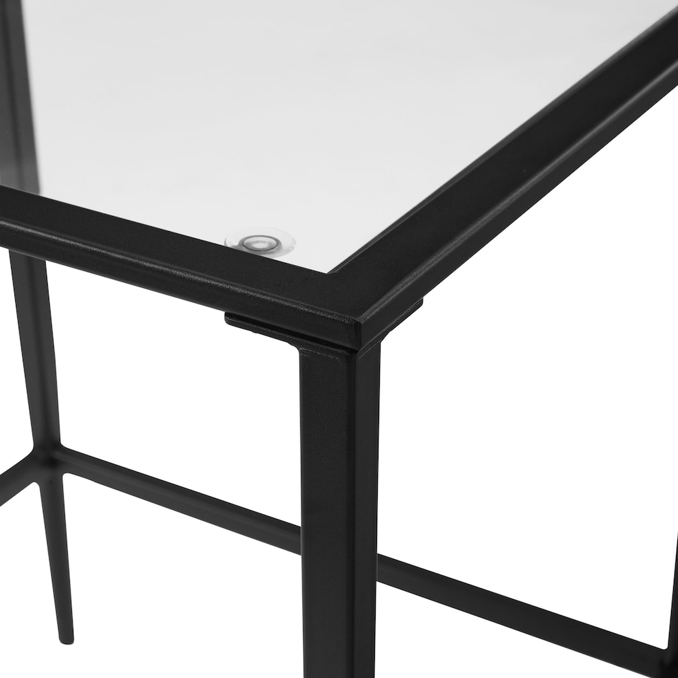 keen black nesting tables   