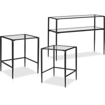 keen black nesting tables   