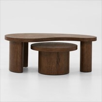 kellen dark coffee table   