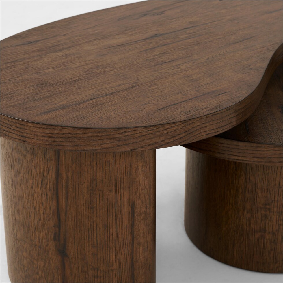 kellen dark coffee table   