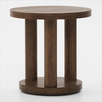 kellen dark end table   