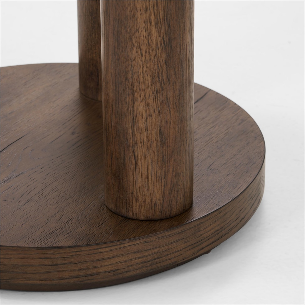 kellen dark end table   
