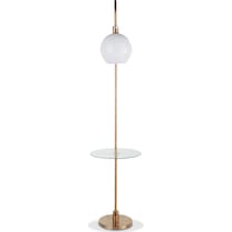 keller gold floor lamp   