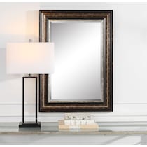 kelvin dark brown mirror   