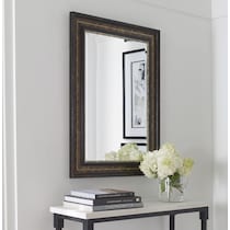 kelvin dark brown mirror   