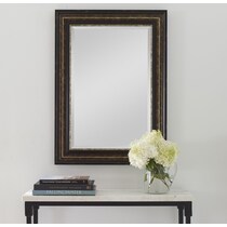 kelvin dark brown mirror   