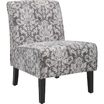 kelvin gray accent chair   