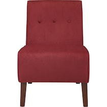kelvin red accent chair   